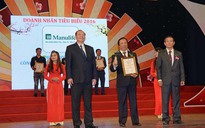 Manulife được trao tặng giải thưởng 'Doanh Nhân - Doanh Nghiệp tiêu biểu' 2016
