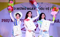 PV Cẩm Tú đoạt Hoa khôi Phụ nữ Duyên dáng - Tài năng 2017