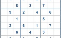 Mời các bạn thử sức với ô số Sudoku 3716 mức độ Khó
