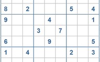 Mời các bạn thử sức với ô số Sudoku 3776 mức độ Khó