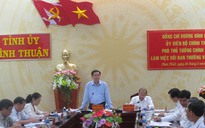 Kiểm tra công tác cán bộ tại Bình Thuận