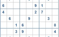 Mời các bạn thử sức với ô số Sudoku 3804 mức độ Khó