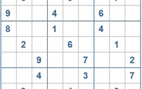 Mời các bạn thử sức với ô số Sudoku 3834 mức độ Khó