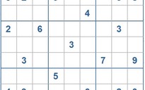 Mời các bạn thử sức với ô số Sudoku 3926 mức độ khó