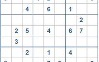 Mời các bạn thử sức với ô số Sudoku 3986 mức độ Khó