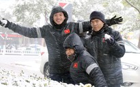 U.23 Việt Nam sẽ thi đấu bất chấp tuyết và gió lạnh