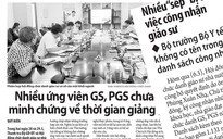 Sự cố xét GS, PGS: Kiểm điểm, xử lý vi phạm tập thể, cá nhân liên quan