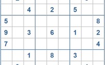 Mời các bạn thử sức với ô số Sudoku 4167 mức độ Khó