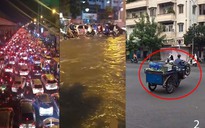 Nóng trên mạng xã hội: Dân Hà Nội khóc ròng vì “combo” mưa - tắc - ngập