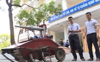 Học sinh trung học sáng chế robot cứu hỏa