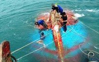 Tàu cá Quảng Ngãi gặp nạn trên vùng biển Cù Lao Chàm sáng 17.10