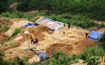 Truy quét, đẩy đuổi gần 100 người khai thác vàng trái phép tại mỏ vàng Bồng Miêu