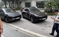Công an xác minh 2 siêu xe Porsche trùng biển chạm mặt nhau trong khu đô thị