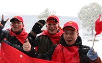 Từ SVĐ Thường Châu: Hàng ngàn người trẻ đã đến ủng hộ đội tuyển U.23 Việt Nam
