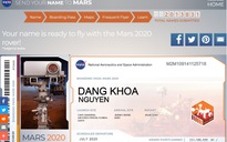 Giới trẻ đua nhau đăng ký gửi tên lên sao Hỏa với NASA: Bao nhiêu cơ hội?