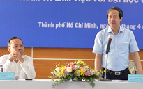 Bộ trưởng Nguyễn Kim Sơn: ĐH Quốc gia TP.HCM phải là nơi đào tạo nhân tài!