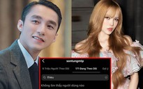 Sơn Tùng M-TP bỏ theo dõi Thiều Bảo Trâm trên mạng xã hội là hết yêu nhau?