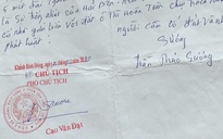 'Kỳ lạ' giấy cầm cố đất có con dấu của UBND xã: Tuyên buộc phó chủ tịch xã trả lại 726 triệu đồng