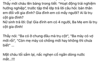 Thầy giáo xin lỗi vì nói chuyện tế nhị của gia đình nữ sinh trong giờ học