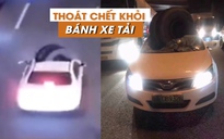 Bánh xe tải văng trên đường, tài xế ô tô thoát chết trong gang tấc