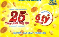 Nhận ngay thẻ cào khi gửi tiền tại Nam A Bank