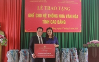 Tân Hoàng Minh tặng 10.000 ghế inox cho các nhà văn hóa tỉnh Cao Bằng