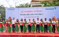Khánh thành trường mẫu giáo tại An Giang do Vietcombank tài trợ