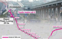 Gần 1.500 tỉ đồng đầu tư hạ tầng quanh 10 nhà ga tuyến metro số 2