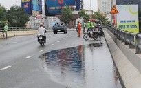 Sở GTVT TP.HCM cấm toàn bộ phương tiện qua cầu vượt Nguyễn Hữu Cảnh