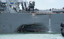 Mỹ xác nhận 1 người chết trong vụ va chạm tàu chiến gần Singapore