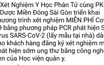 Quảng cáo xét nghiệm Covid-19 sai quy định bị phạt 25 triệu đồng