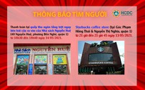 Thông báo khẩn: Tìm người đến Nhà sách Nguyễn Huệ, Starbucks coffee góc Phạm Hồng Thái - Nguyễn Thị Nghĩa, Q.1