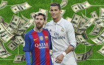 Ronaldo và Messi vẫn đứng đầu thế giới về thu nhập