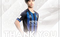 CLB Incheon United ra thông báo chia tay Công Phượng