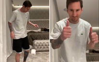 Messi gây bão khi tham gia thử thách “ở nhà”