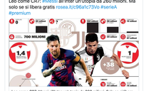 Sốc: Inter Milan sẵn sàng chi 260 triệu euro cho Messi nếu quyết định chia tay Barcelona