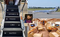 Messi cho Tổng thống Argentina thuê chuyên cơ riêng giá 160.000 USD/ngày