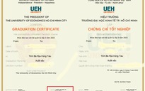 Một trường đại học cấp chứng chỉ, giấy chứng nhận điện tử cho người học