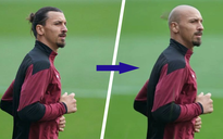 Không thể nhịn cười với quả đầu trọc lóc gây xôn xao của Ibrahimovic