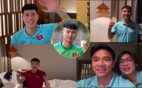 Xem clip Nguyễn Tuấn Anh 'sản xuất': Tuyển thủ Việt Nam chúc Văn Toản nhanh bình phục