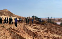 Bình Thuận: Tìm thấy nạn nhân cuối cùng trong vụ sụt lún cát ở mỏ titan