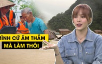 Thủy Tiên và các nghệ sĩ ra sức ủng hộ miền Trung, Thiều Bảo Trâm nói gì?