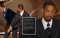 Will Smith xin lỗi Chris Rock sau cú tát tại Lễ trao giải Oscar 2022