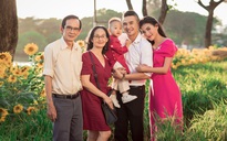 Gia đình 3 thế hệ nhà Lương Thế Thành - Thúy Diễm đi du xuân