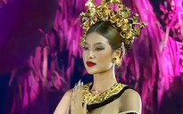 Hoa hậu Thiên Ân gây chú ý khi diện trang phục truyền thống Bali