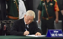 Tổng bí thư Nguyễn Phú Trọng: 'Tiếc thương nhà lãnh đạo xuất sắc, người cộng sản kiên trung'