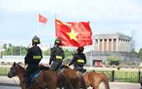 Cảnh sát cơ động kỵ binh diễu hành ra mắt trước Lăng Bác, Nhà Quốc hội