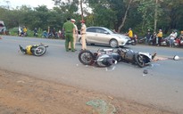 Bình Phước: Tai nạn liên hoàn trên quốc lộ 14 khiến 1 người tử vong tại chỗ