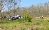 Bình Phước: Xe bán tải va chạm xe máy, 2 người tử vong tại chỗ