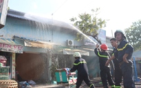 Cháy kho gạo cũ ở Bến Bình Đông, 1 người chết